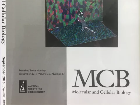 journal cover molecular and cellular biology sep 2015