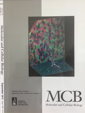 journal cover molecular and cellular biology sep 2015